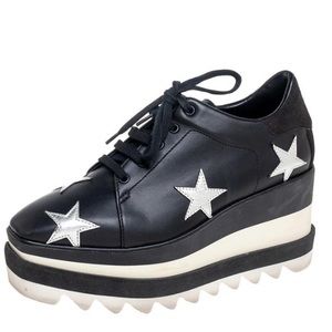 Stella McCartney Elyse star platform lace up